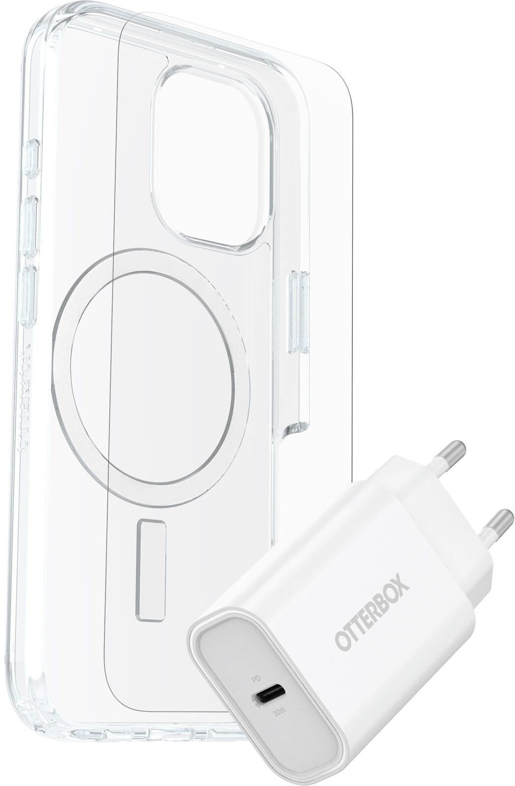 OtterBox KIT Apple iPhone 16 Case/Glass/Charger 30W white
