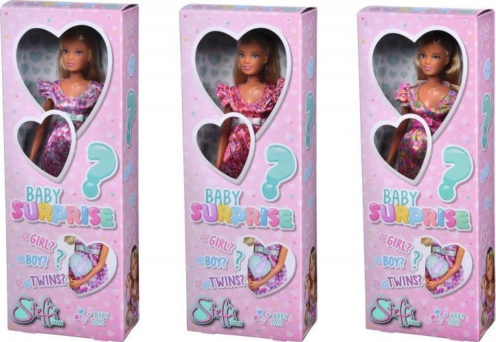 Simba SIMBA Lalka Steffi w ciąży z niespodzianką