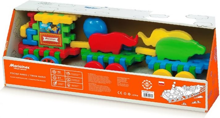Marioinex Klocki konstrukcyjne Pociąg w pud. (MARIO KKPM)
