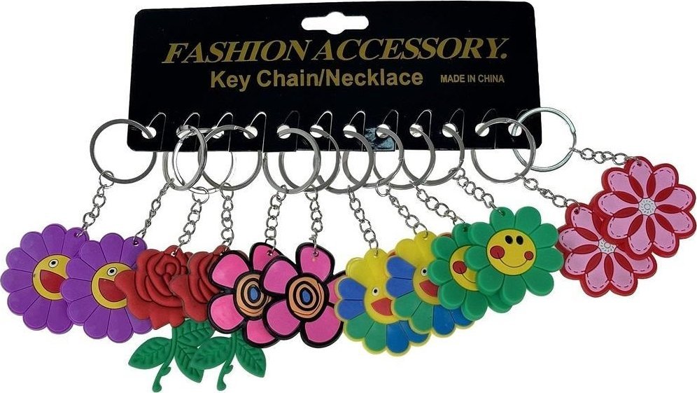 Brelok kwiaty (12szt)