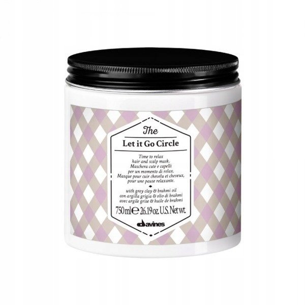 Davines The Let it Go Circle Hair Treatment Cream Mask, Moisturization, Frizz Control, 750 ml Unisex
