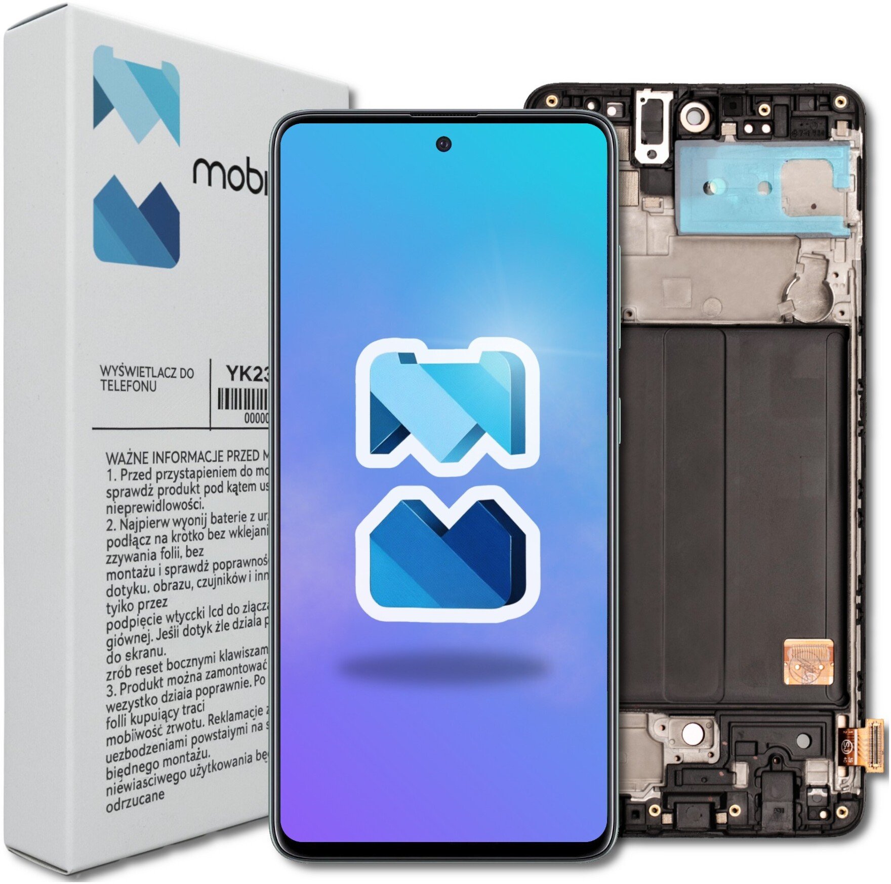 Wyświetlacz do Samsung Galaxy A51 LCD SM-A515F Ekran Full Oled Ramka