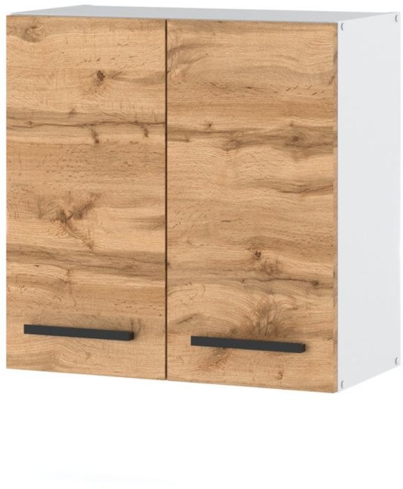 szafka kuchenna wisząca modułowa nowoczesna 60cm blande biała dąb wotan