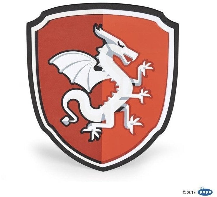 Tarcza rycerska ze smokiem