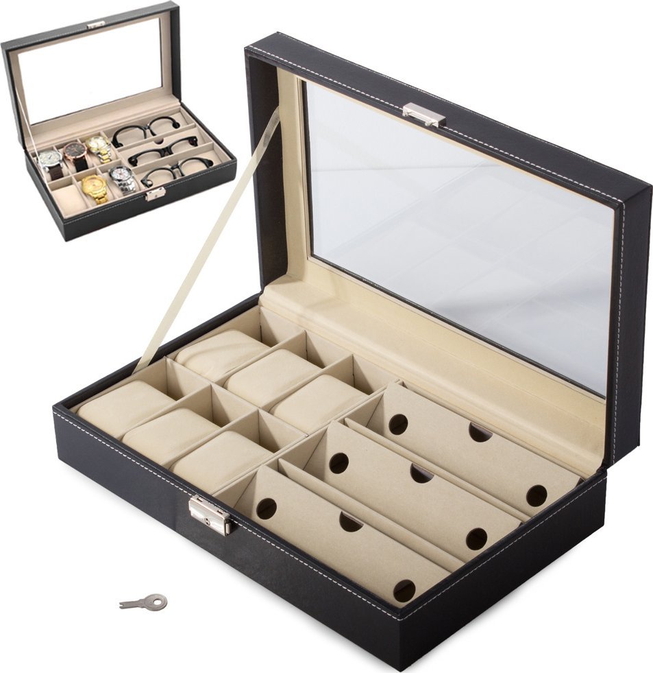 Verk Szkatułka na zegarki okulary organizer etui Szkatułka na zegarki okulary organizer etui