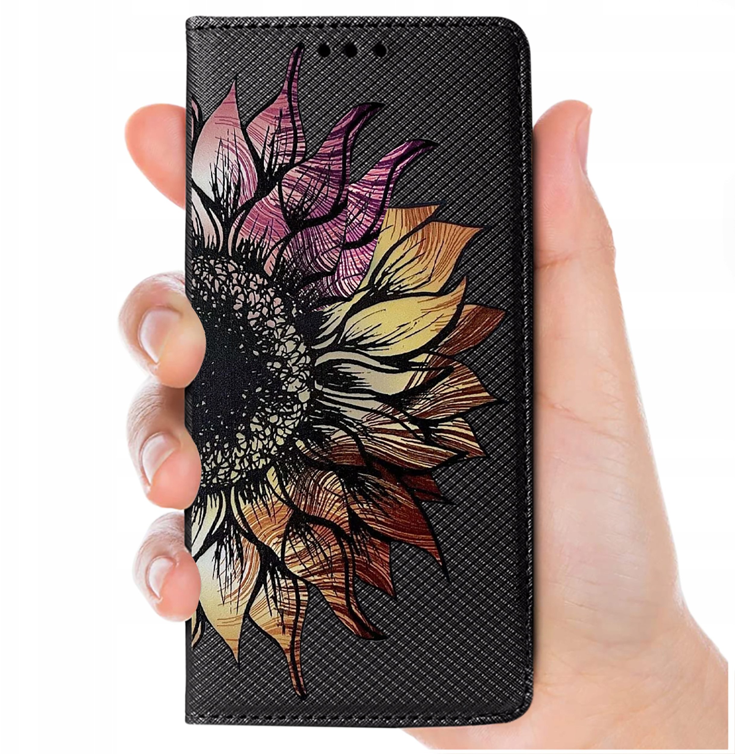 Etui do Xiaomi Redmi Note 14 5G MAGNET WZORY CASE PORTFEL + SZKŁO 9H