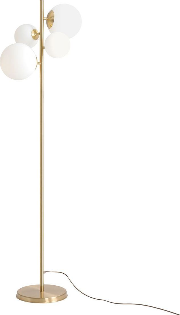 Lampa podłogowa Aldex Nowoczesna lampa podłogowa LED Ready Aldex Bloom 1091A40 mosiężna