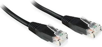MicroConnect U/UTP CAT6 0.25M Black PVC