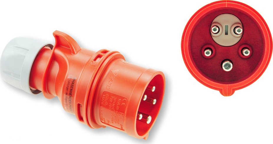 PCE Wtyk przenośny zwrotnica faz 32A 5P 7025-6 PCE