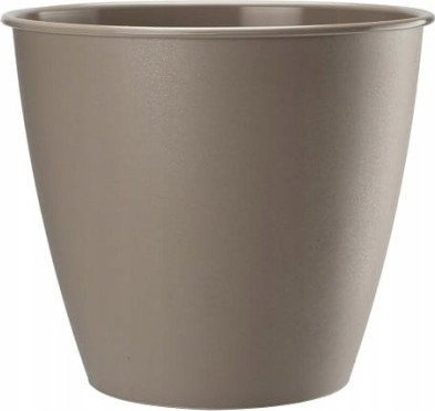 Galicja Doniczka okrągła plastikowa Azalia beżowa 17x15,7cm