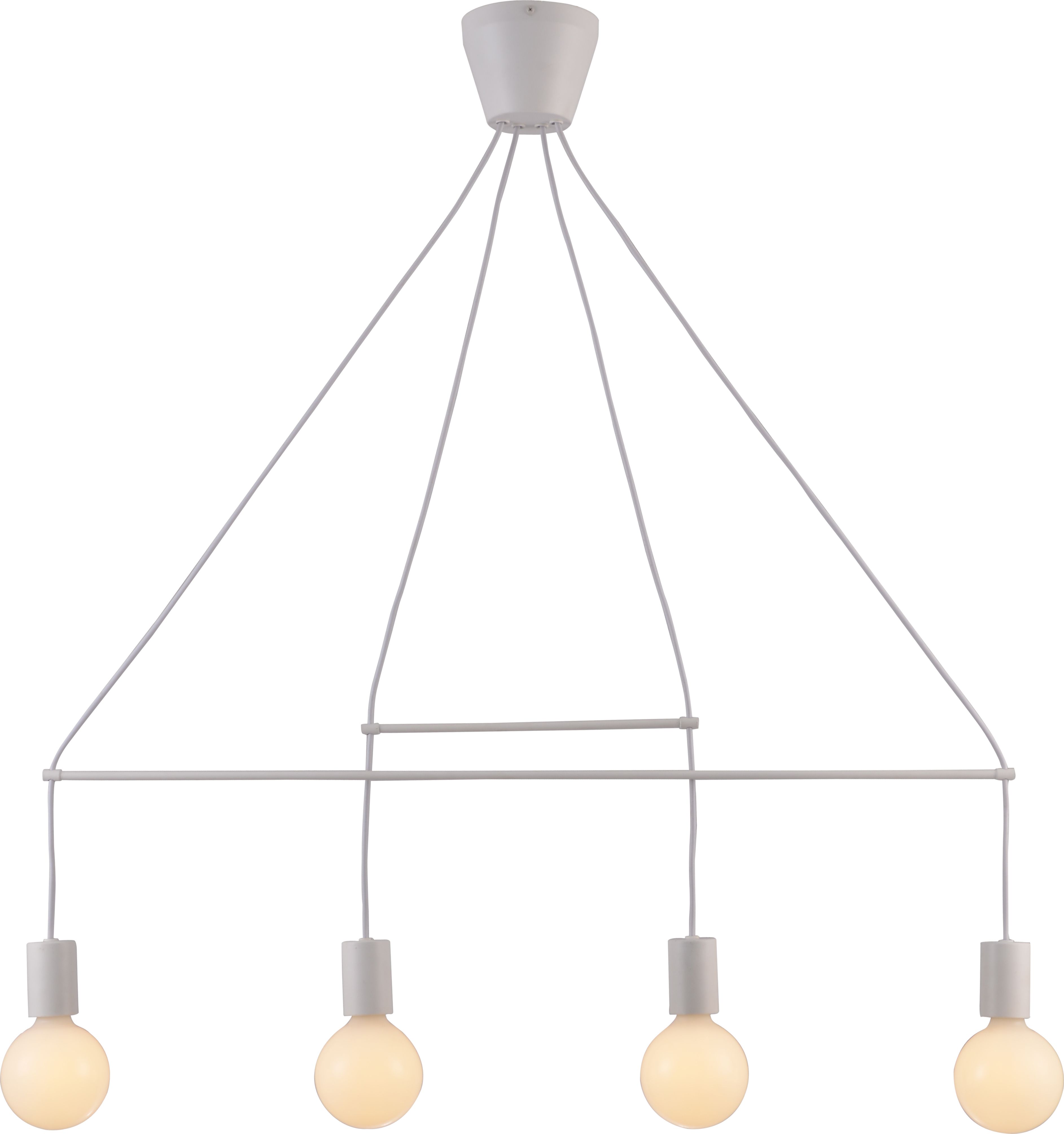 Lampa wisząca Candellux Alto industrial minimalistyczna biały (34-70906)
