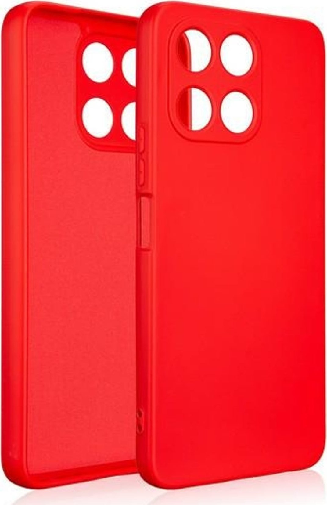 Beline Beline Etui Silicone Honor X6A czerwony/red