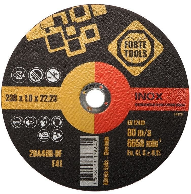 CUTTING BLADE 230X1,8X22,23 MMFORTE TOO