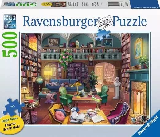 Puzzle 2D: Wymarzona biblioteka 500el