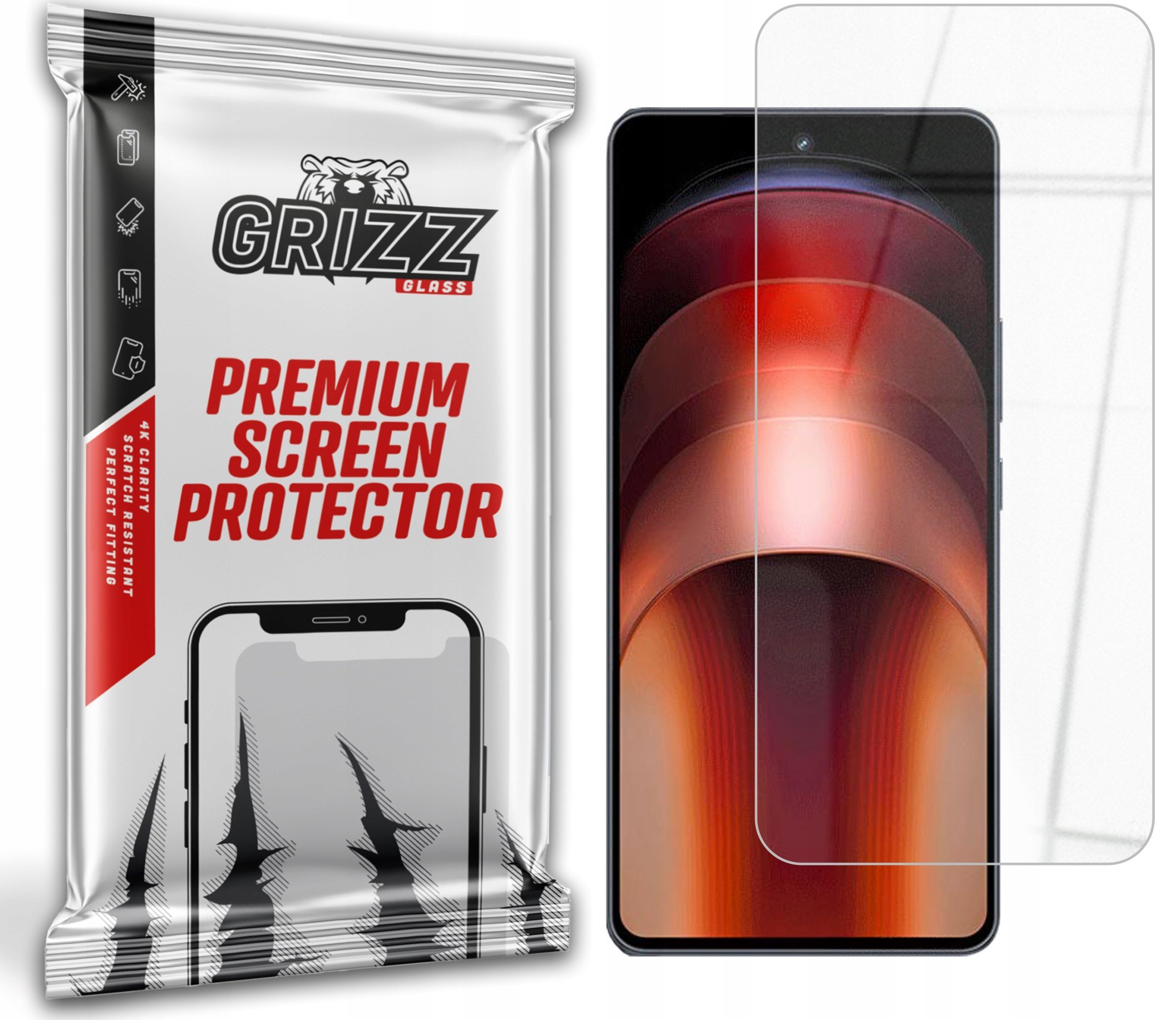 GrizzGlass Szkło hybrydowe GrizzGlass HybridGlass do Vivo iQOO Neo9