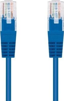 C-Tech kabel patchcord Cat5e, UTP, modrá, 1m