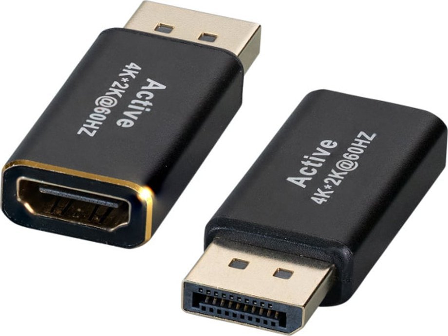 Adapter AV EFB DisplayPort - HDMI czarny (EB484-4K60)