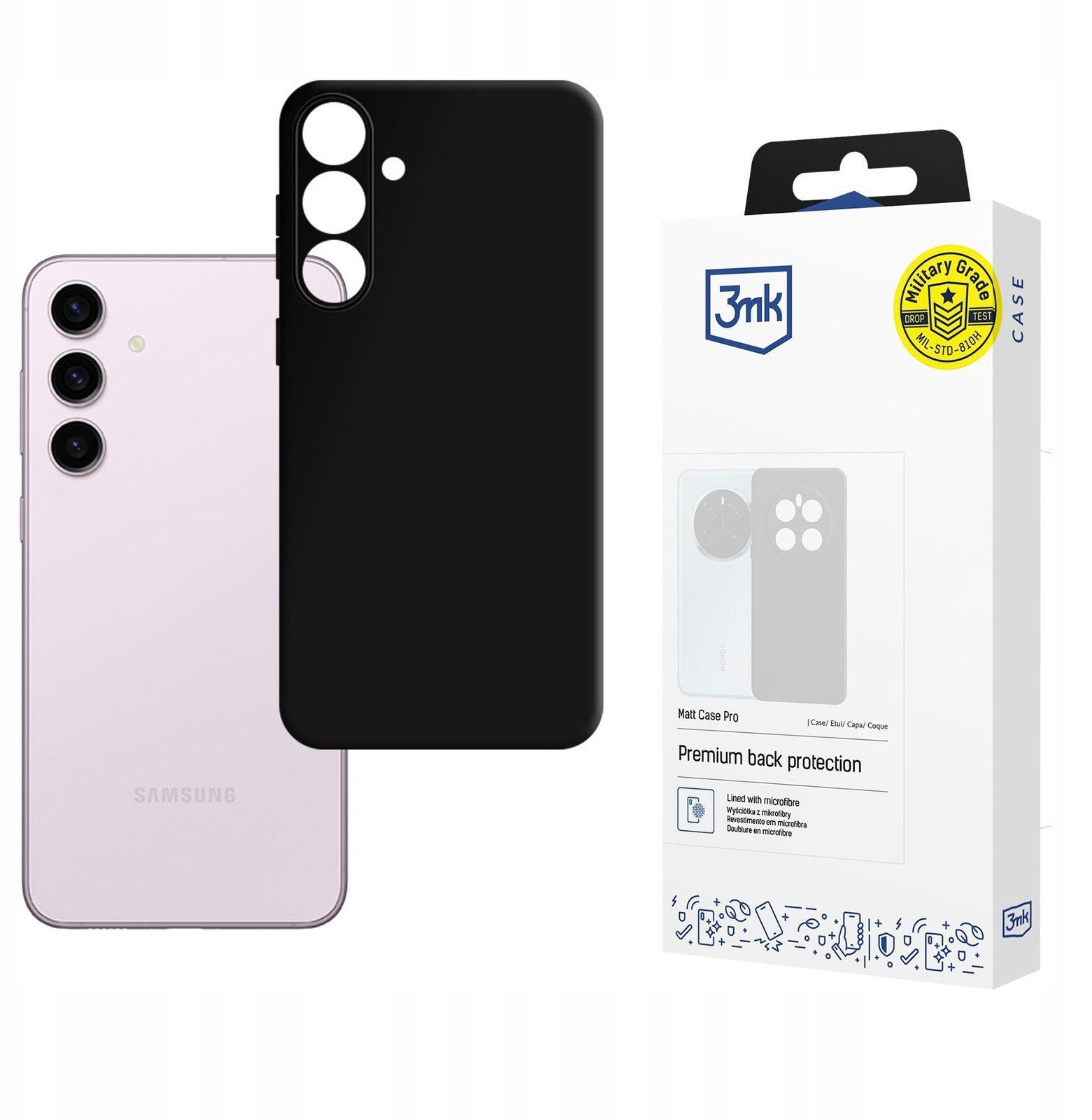 Etui 3MK Matt Case Pro do Samsung Galaxy S24