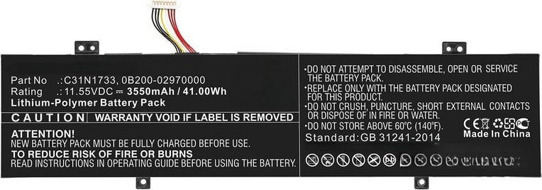 Pamięć do laptopa CoreParts CoreParts MBXAS-BA0267 części zamienne do notatników Bateria