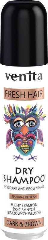 VENITA_Fresh Hair Dry Shampoo suchy szampon do włosów Dark & Brown 75ml