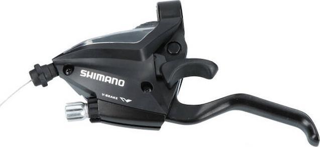 Shimano Dźwignia Shimano przerzutki-hamulca ST-EF500 2-rzędowa czarna Uniwersalny
