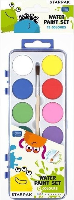 Starpak FARBY AKWA 12KOL PEDZ FI28 MONSTER STK 12/96PG