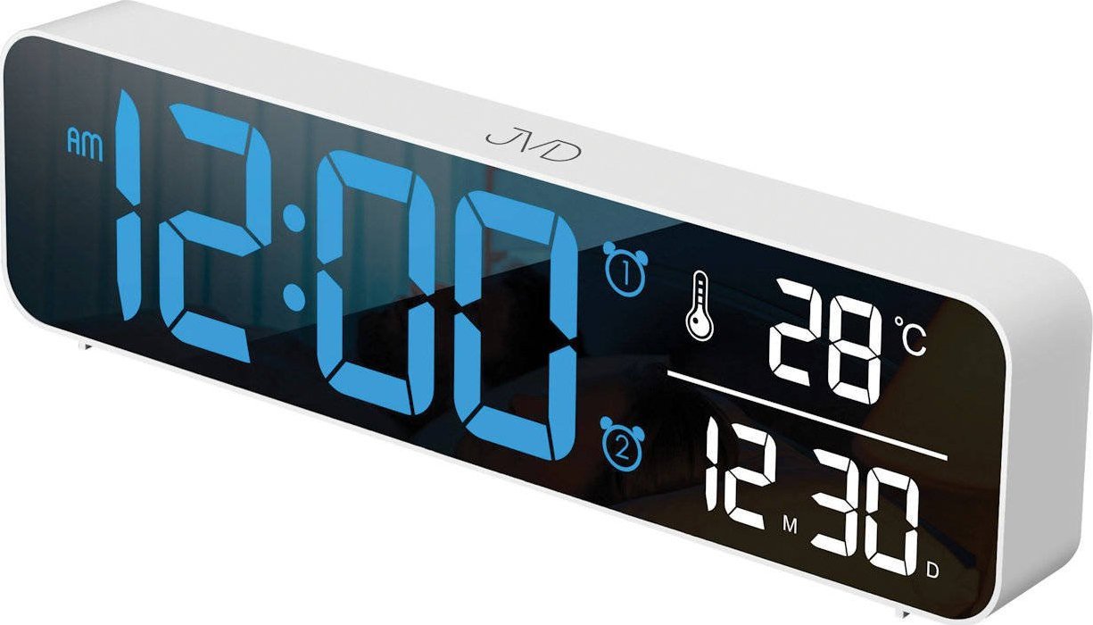 JVD Zegar budzik LED JVD SB203.1 Termometr 2 alarmy 40 melodii