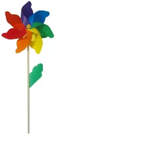 Wiatraczek z drewnianą rączką 110cm U1267 05721