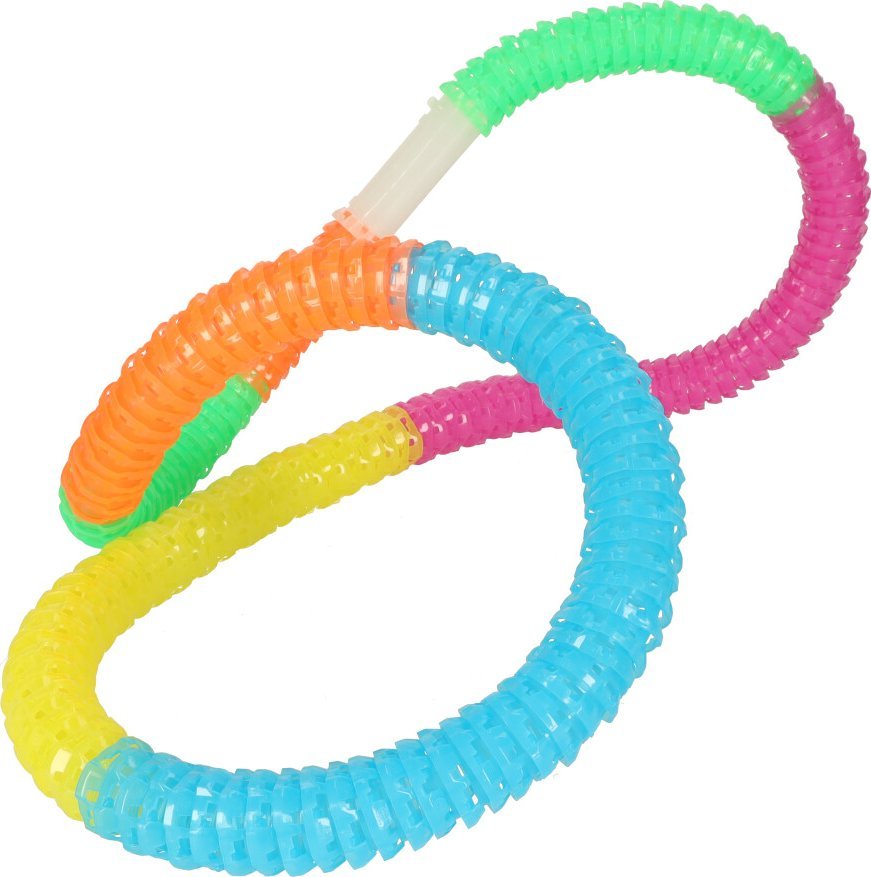 KIK Tor samochodowy elastyczny rurkowy długi szybkie auto samochód 210 elementów