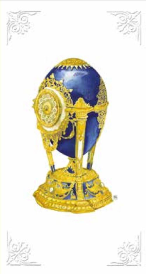 DA VINCI Karnet Jajko niebieski 12x23 cm + koperta (G06 29A 220)