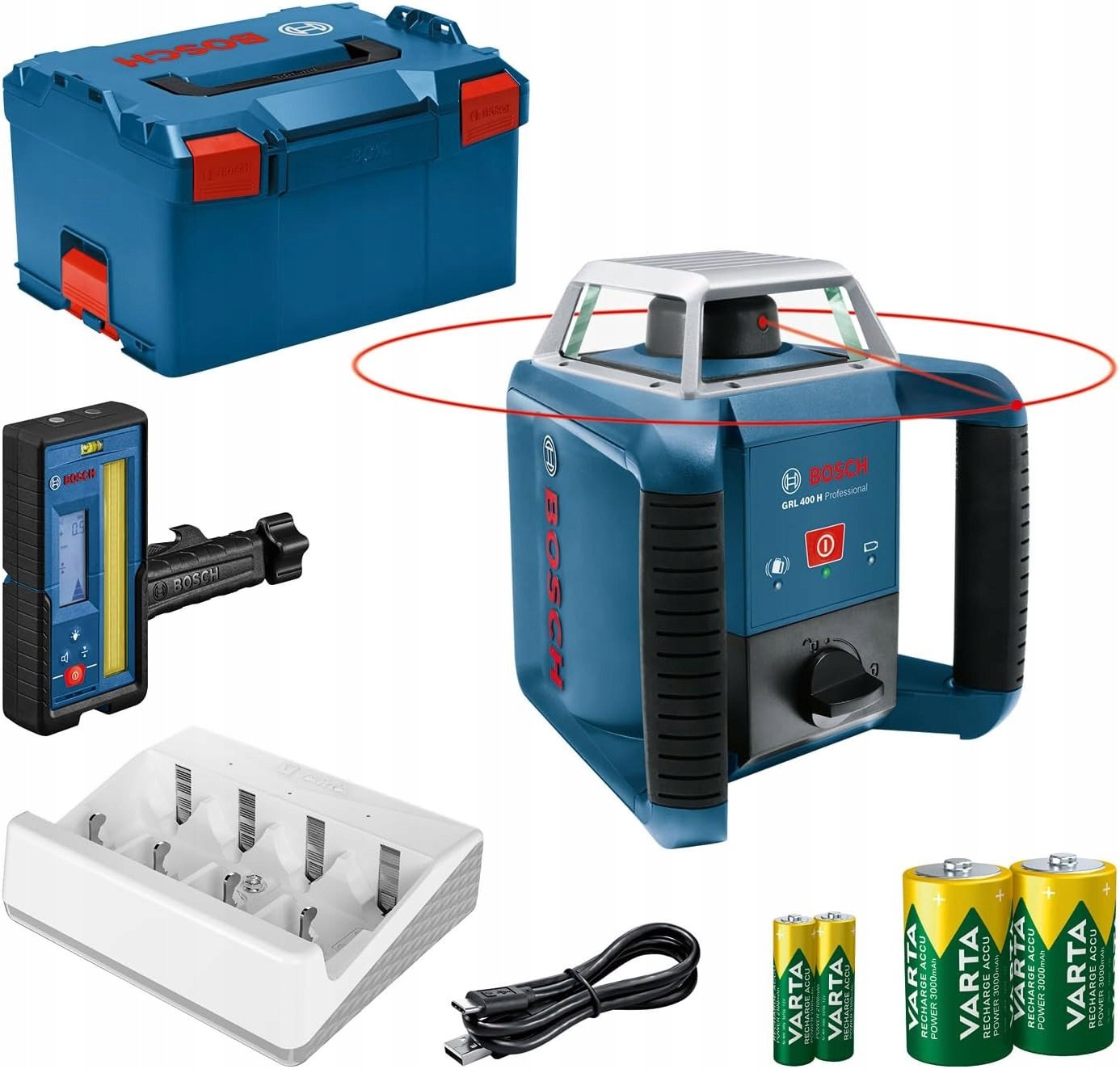 Bosch Professional Laser obrotowy GRL 400 H zasięg 400m nowy