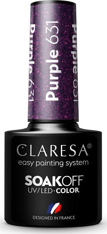 Claresa Claresa Soak Off UV/LED Purple lakier hybrydowy 631 5g
