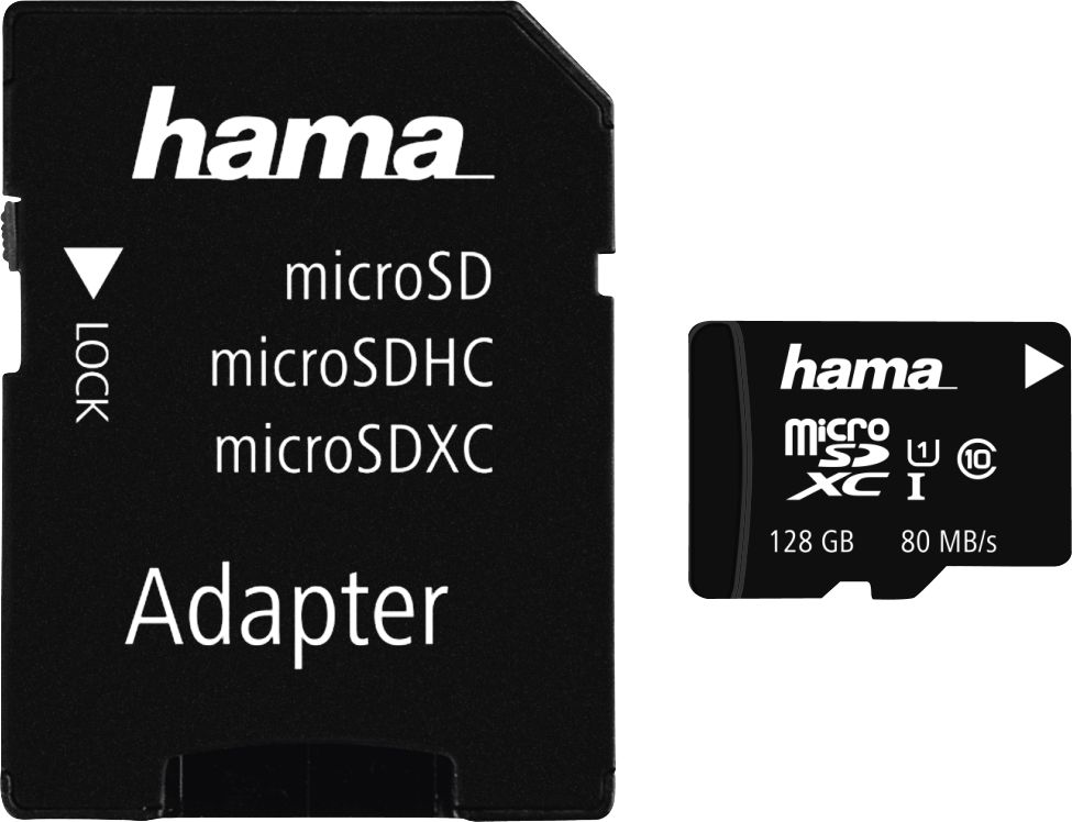 Karta Hama MicroSDXC 128 GB Class 10 UHS-I/U1 (001241580000)
