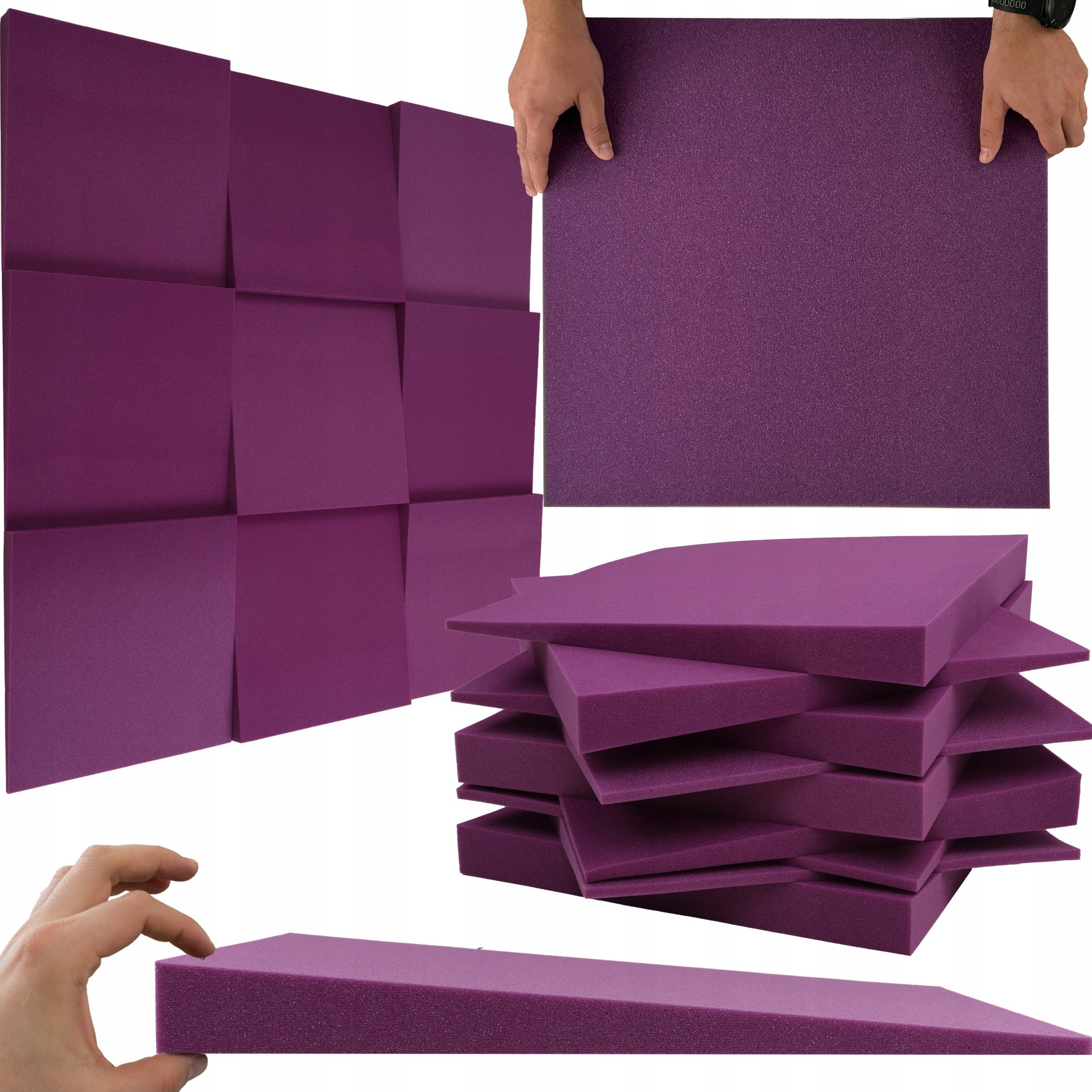 Panele pochłaniające echo i pogłos poprawa akustyki idealne do studia 2,25 m