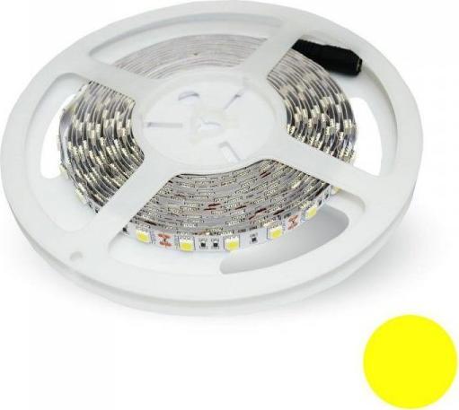 Taśma LED V-TAC Taśma LED V-TAC SMD5050 300LED Żółta IP20 11W/m VT-5050 Żółty