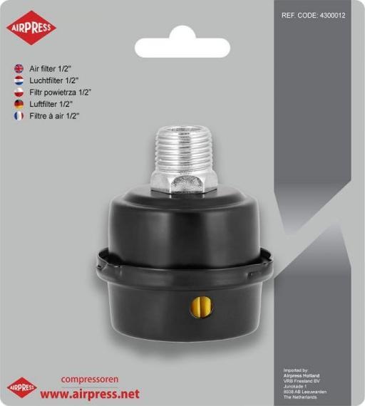 UN FILTR POWIETRZA ZASSAWNY 1/2''