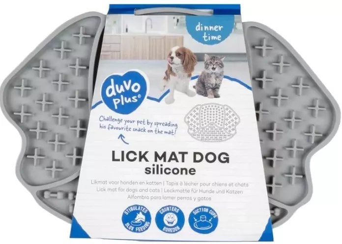 Duvo+ mata lizawka 21.5x15x1cm szara