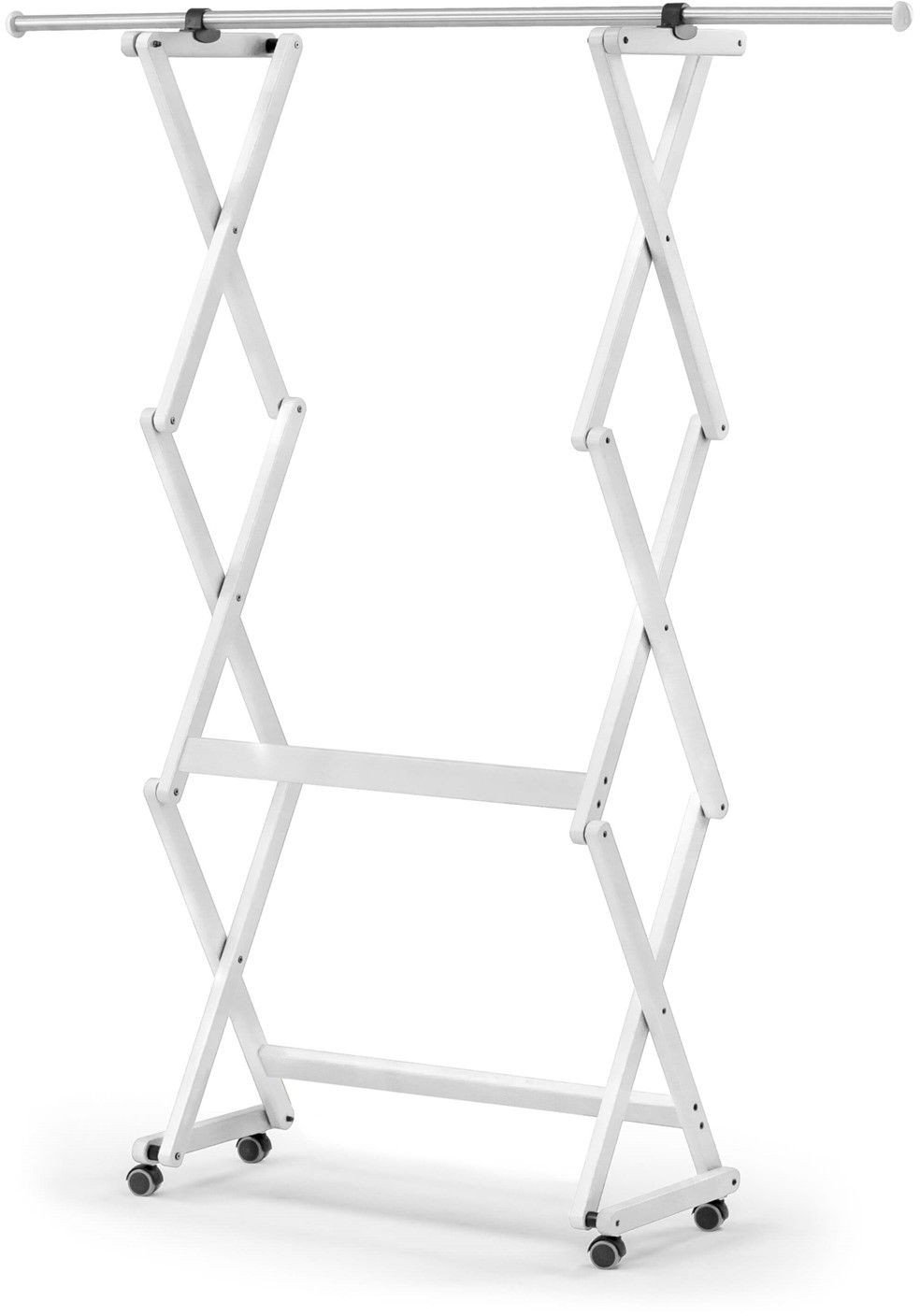 Stojący wieszak na ubrania ARREDAMENTI FELIX biały, 140x32 cm