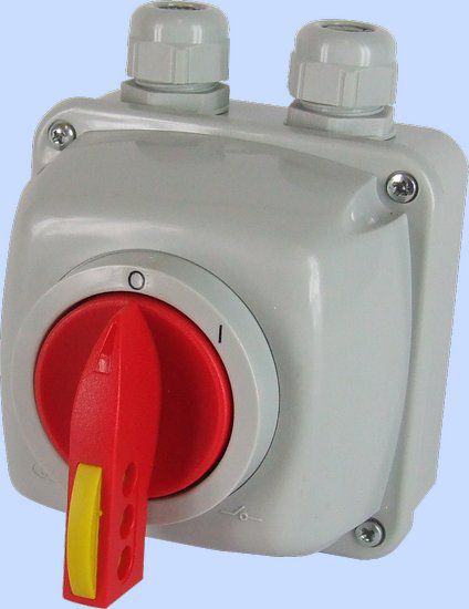 Elektromet Łącznik krzywkowy 0-I 3P 25A w obudowie na kłódkę IP44 Łuk 25-13/5 (922508)