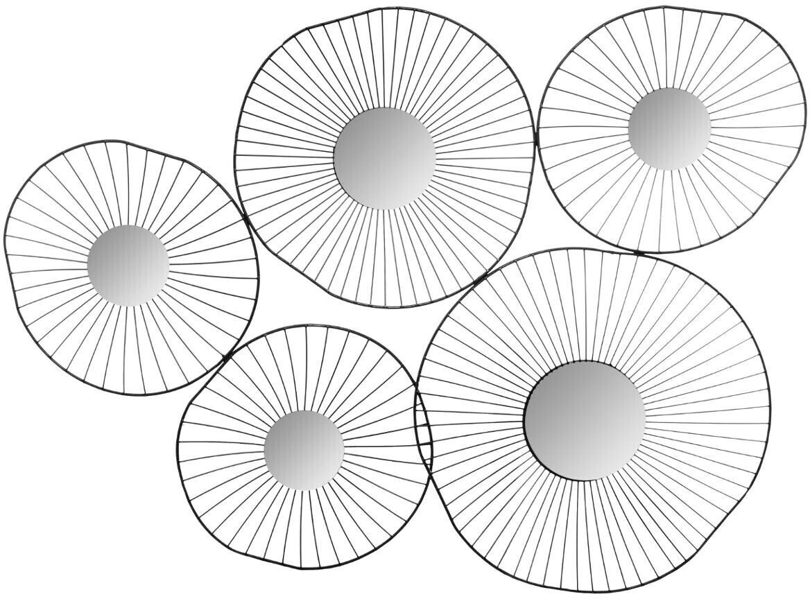 Atmosphera Lustro dekoracyjne WIRED, 78 x 58 cm, kolor czarny