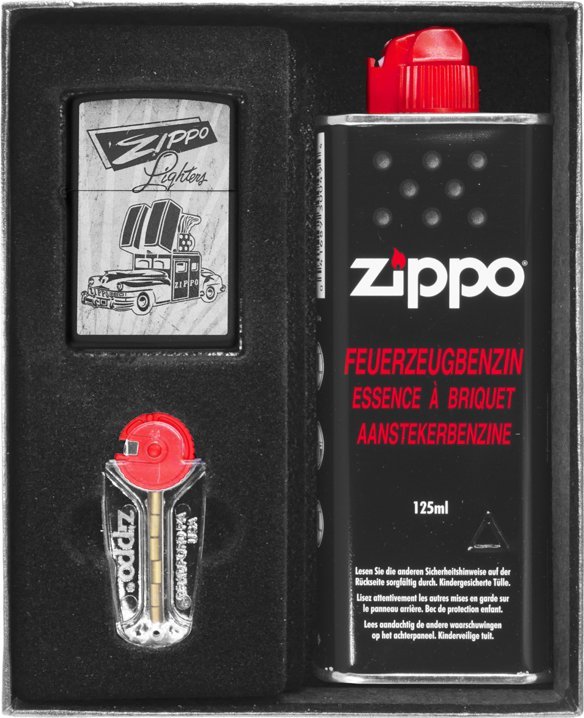 Zestaw ZIPPO Zapalniczka CAR Prezentowy No1