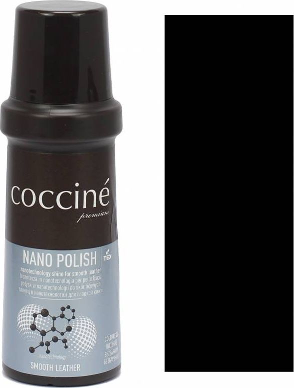 Coccine PASTA DO SKÓRY GŁADKIEJ LICOWEJ CZARNA COCCINE NANO POLISH 75 ML