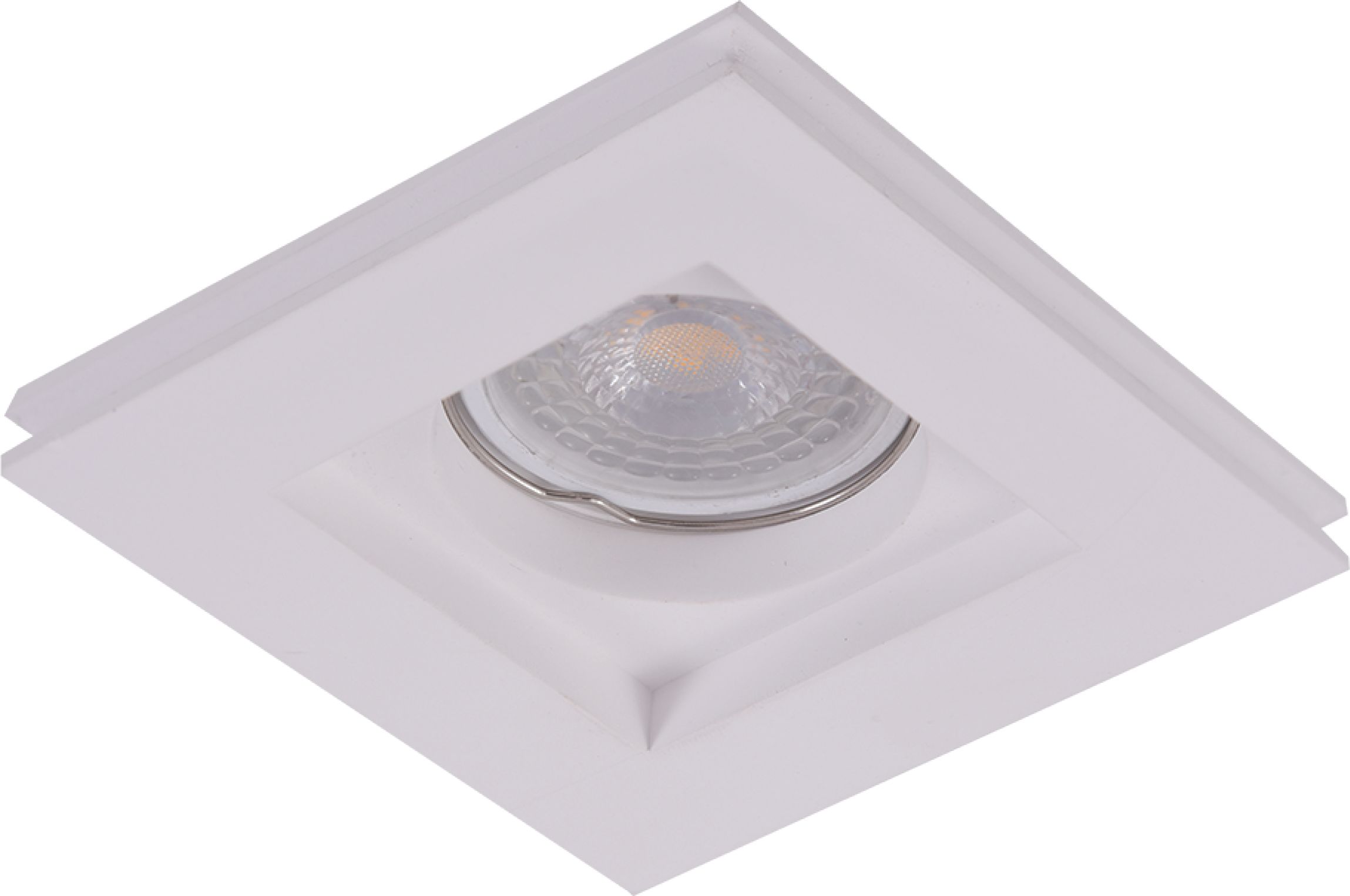 Azzardo Wpust wpuszczany biały AZzardo Hera Gips Square S AZ3466