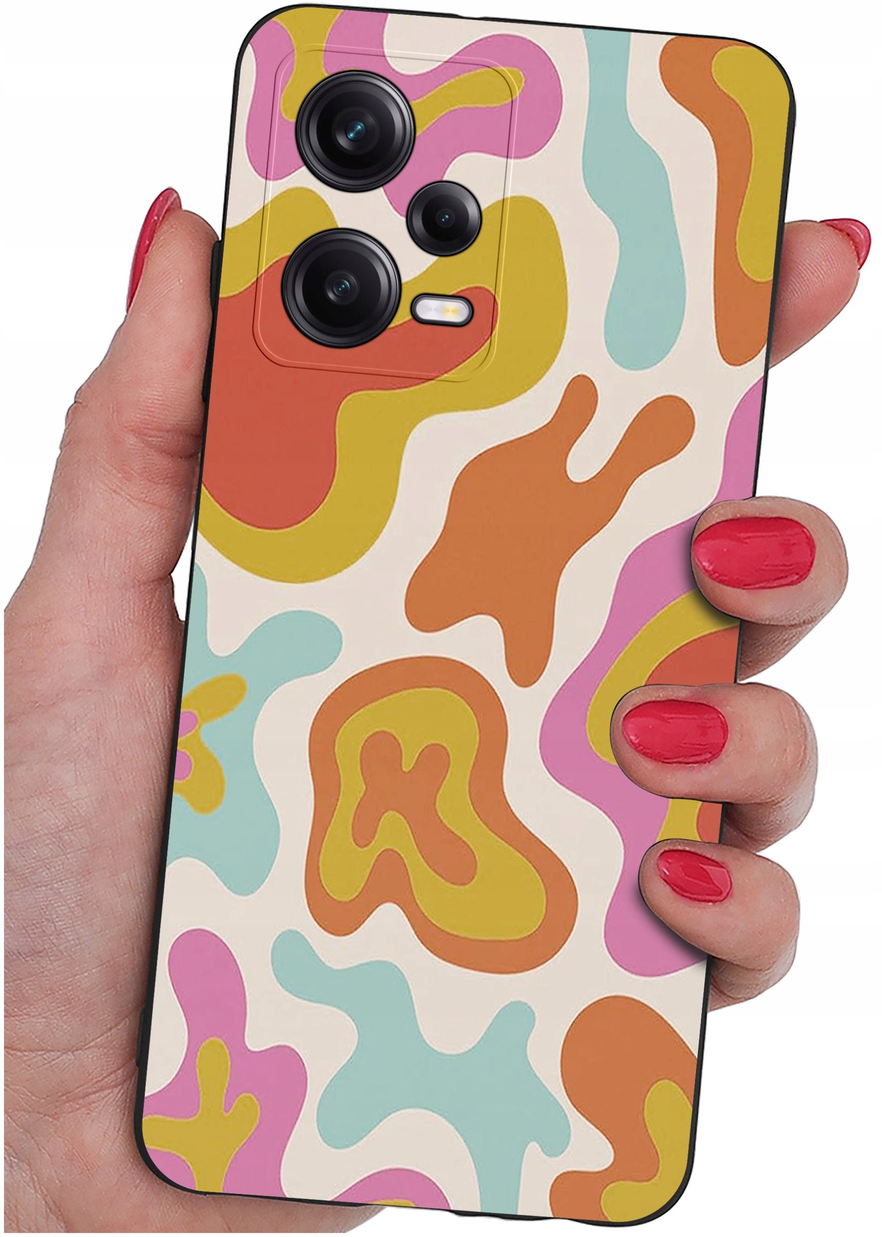 ETUI do Xiaomi Redmi Note 12 5G |Poco X5 5G | WZORY | SILIKONOWE MATT SZKŁO