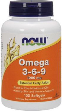 NOW Foods Omega 3-6-9 1000mg 100 kaps.