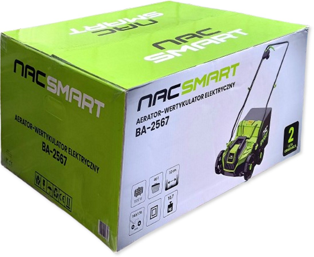 Aerator-Wertykulator elektryczny NAC 32cm - 1500W - 40L