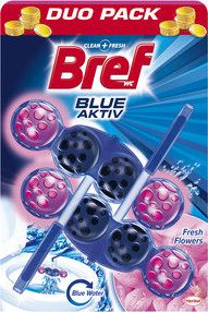 Bref Środek do czyszczenia WC „BREF Blue Aktiv Fresh Flowers” ​​2x50g