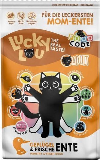 Lucky Lou Lucky Lou Karma Dla Kota Drób Kaczka 750g