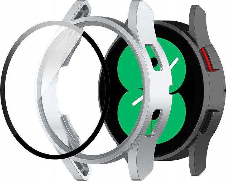 Etui Case Szkło 2W1 do Samsung Galaxy Watch 4 40mm