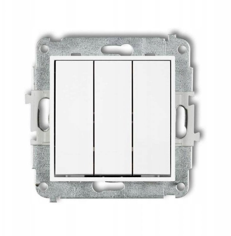 Karlik ICON Mechanizm łącznika potrójnego matowy biały 25IWP-7